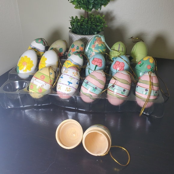 18PK Easter Ornament Eggs - Picture 4 of 5